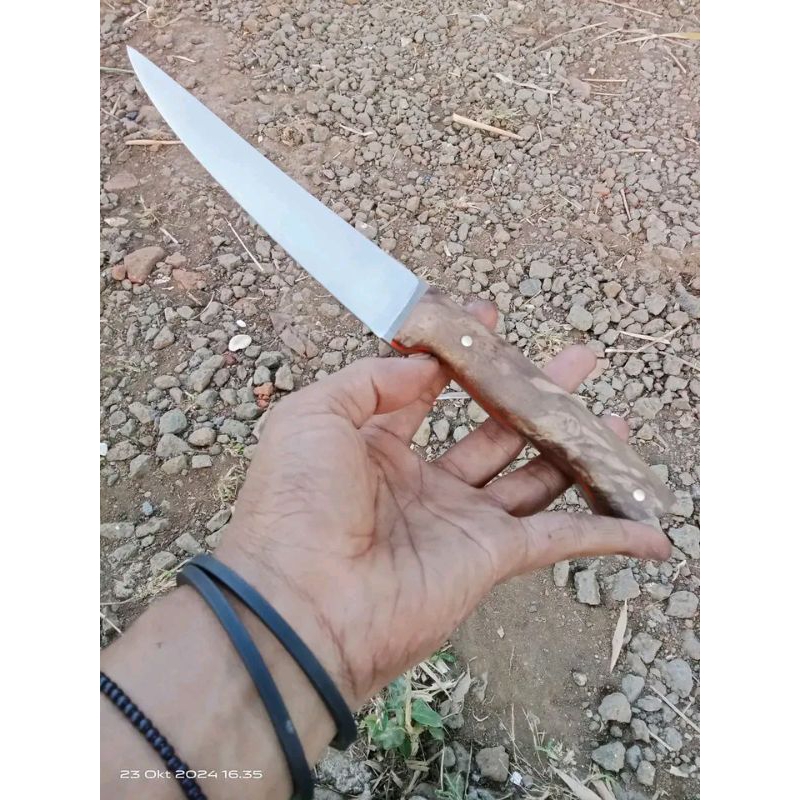 pisau boning skinning baja dc53 tahan karat
