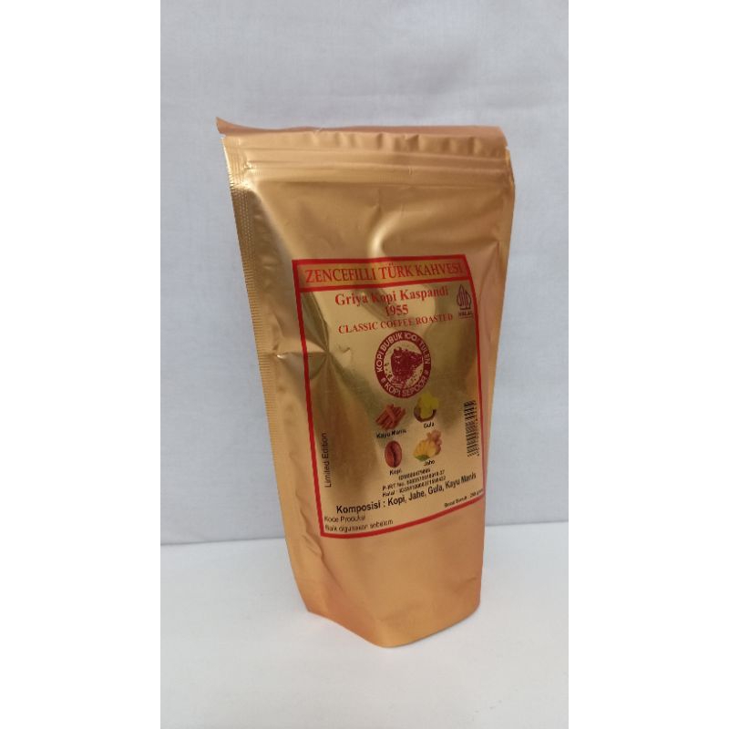 

Kopi bubuk, Zencefilli Turk Kahvesi. kopi jahe kayu manis