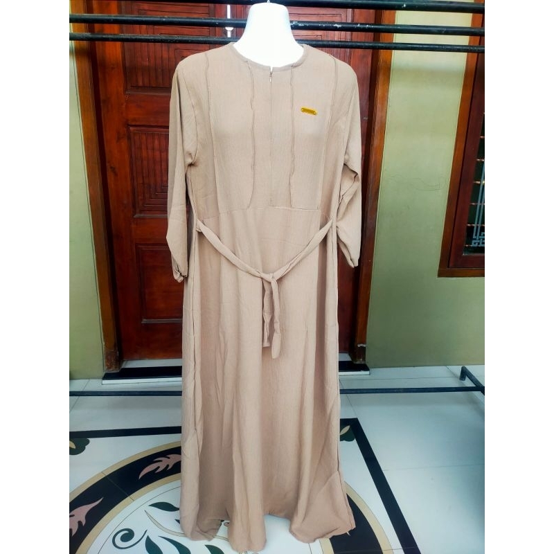 Dress wanita busui crinkle airflow