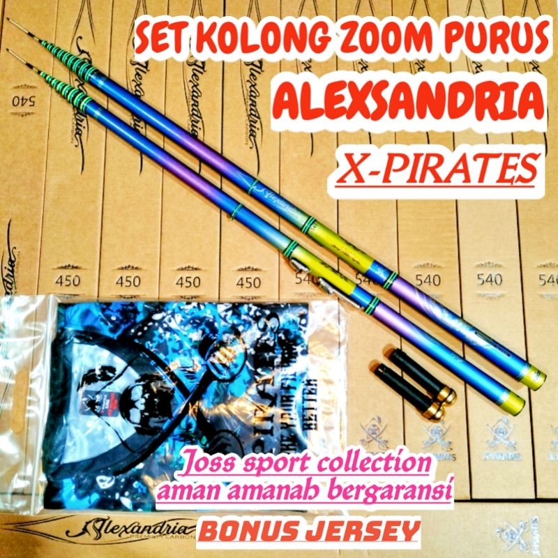 Tegek kolong alexandria x-pirates 450 & 540 bonua jersey sudah seting zoom purus