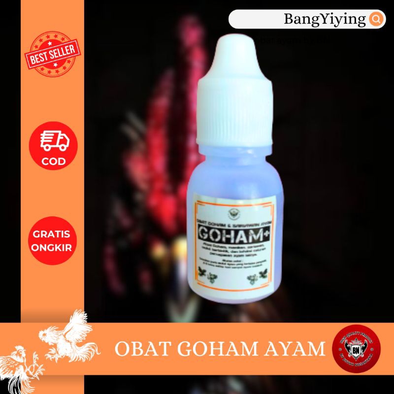 GOHAM+ obat ayam manikan goham sariawan penyakit paruh mulut