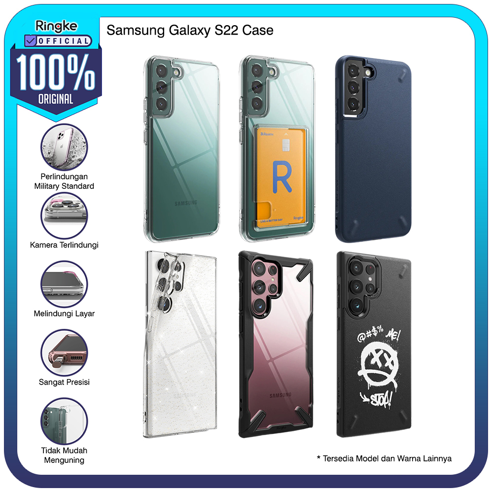 Ringke Galaxy S22 Ultra S22 Plus S22 Fusion Armor Tahan Banting Tipis