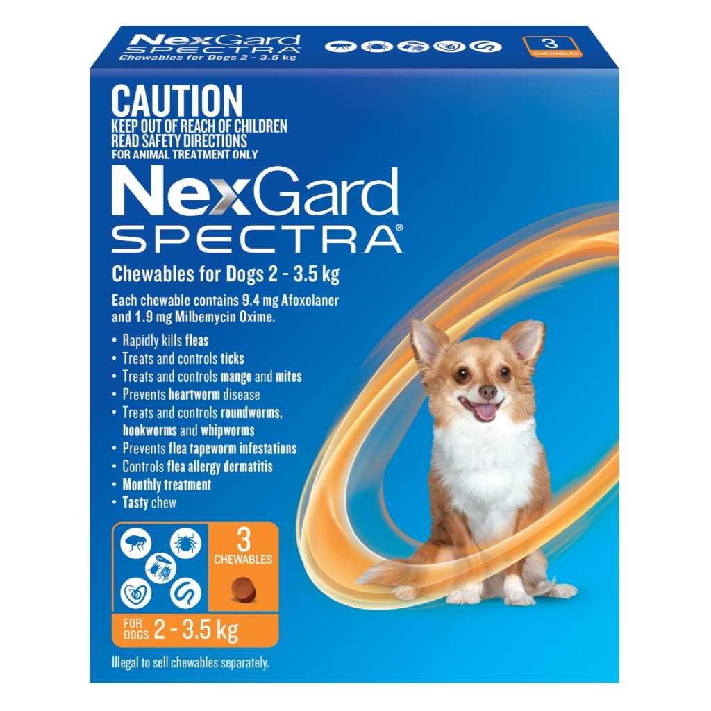 NEXGARD SPECTRA 2KG - 3.5KG
