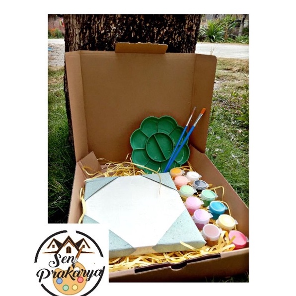 

Pusat Irit painting kit paket lukis gambar kanvas 22