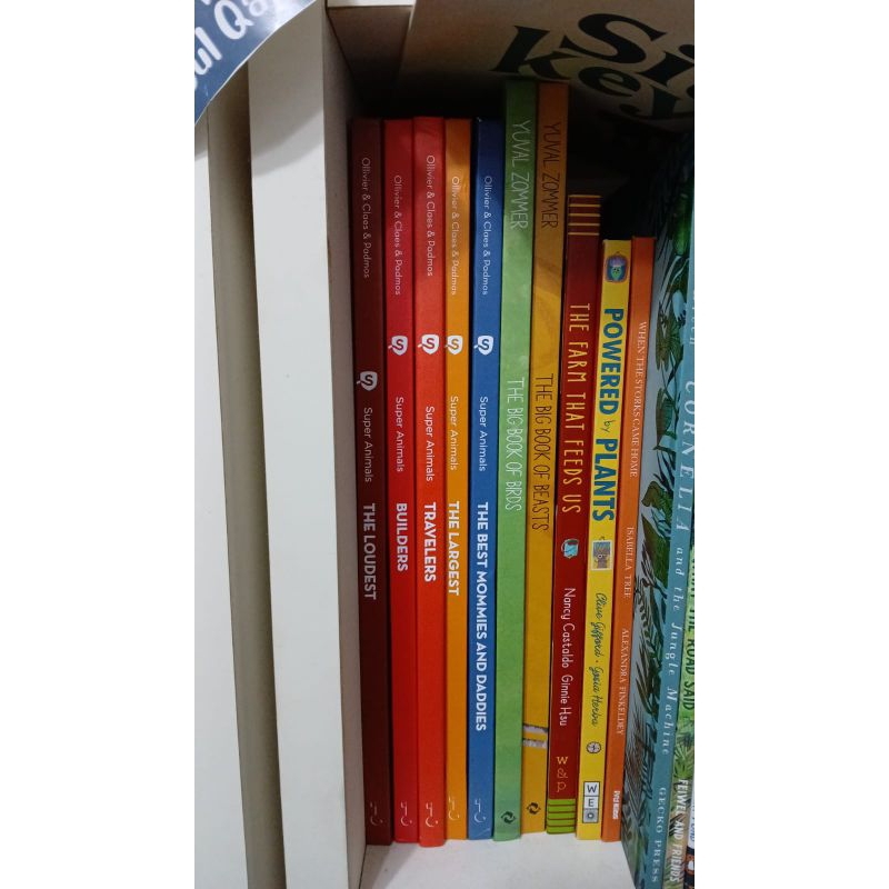 preloved clavis seri super animals set 5 buku