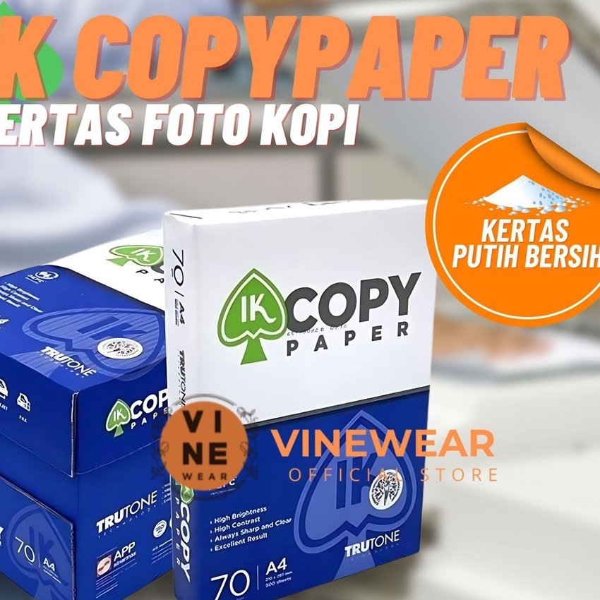 

KP8 Kes Fotocopy IKCopyPaper A4 7gram