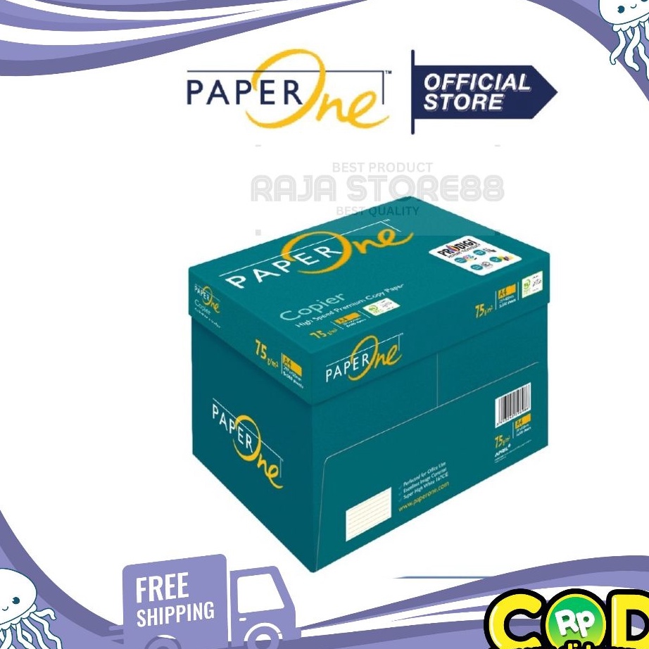 

HJ6 InstantKes HVS Putih A4 75Gr PaperOne 5 Rim
