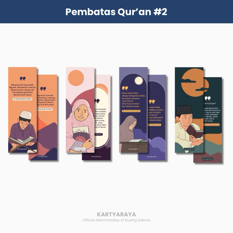 

Pembatas Al-Qur'an Semangat Nderes