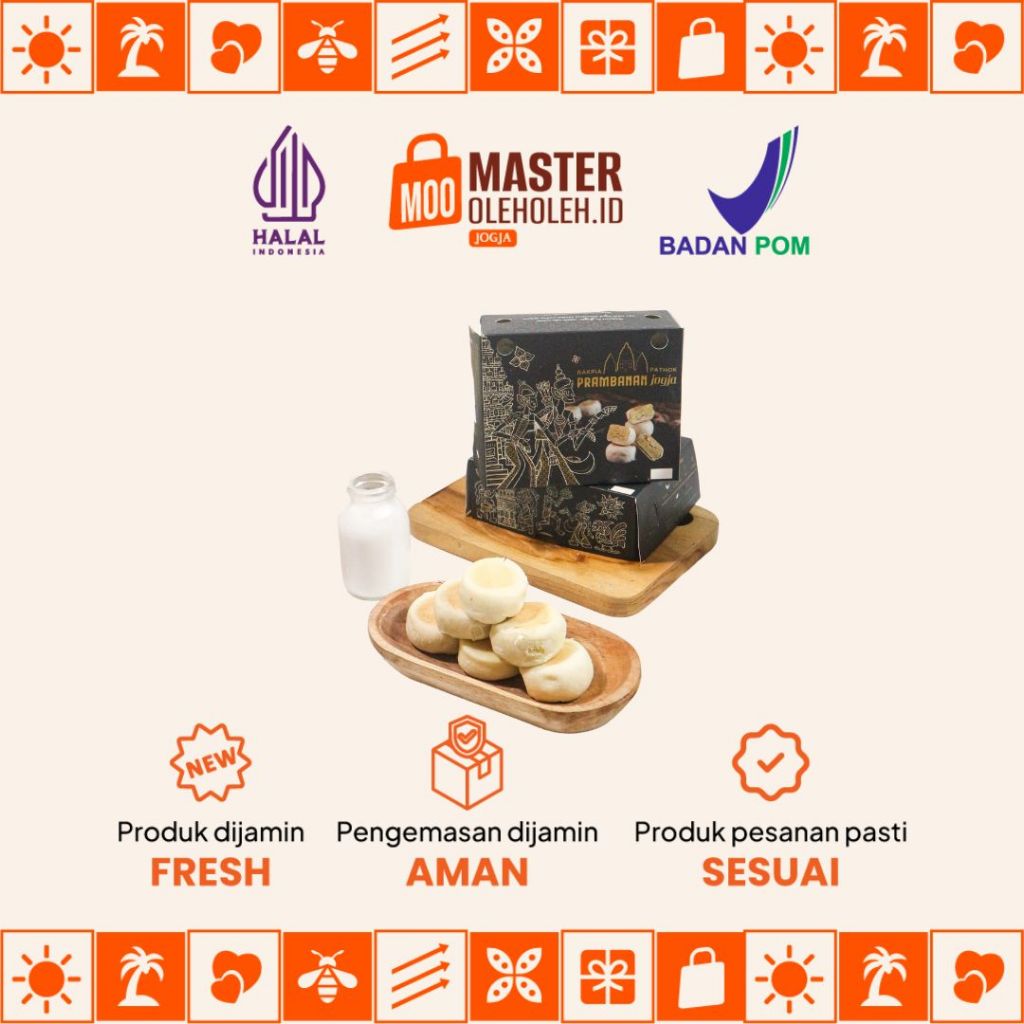 

Bakpia Pathok Prambanan Jogja Bakpia Basah Isi 15 Oleh Oleh Khas Yogyakarta