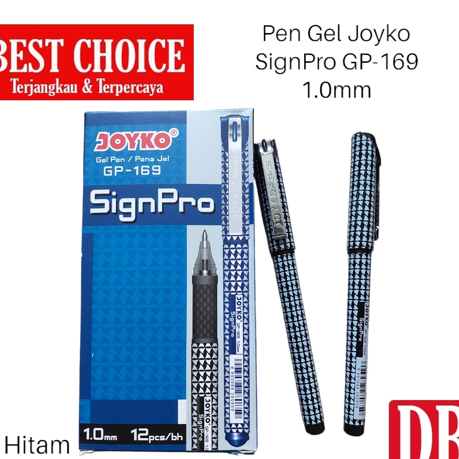 

DIJAMIN ORI Gel Pen Ballpoint Pulpen SignPro untuk tanda tangan 1mm HitamBiru