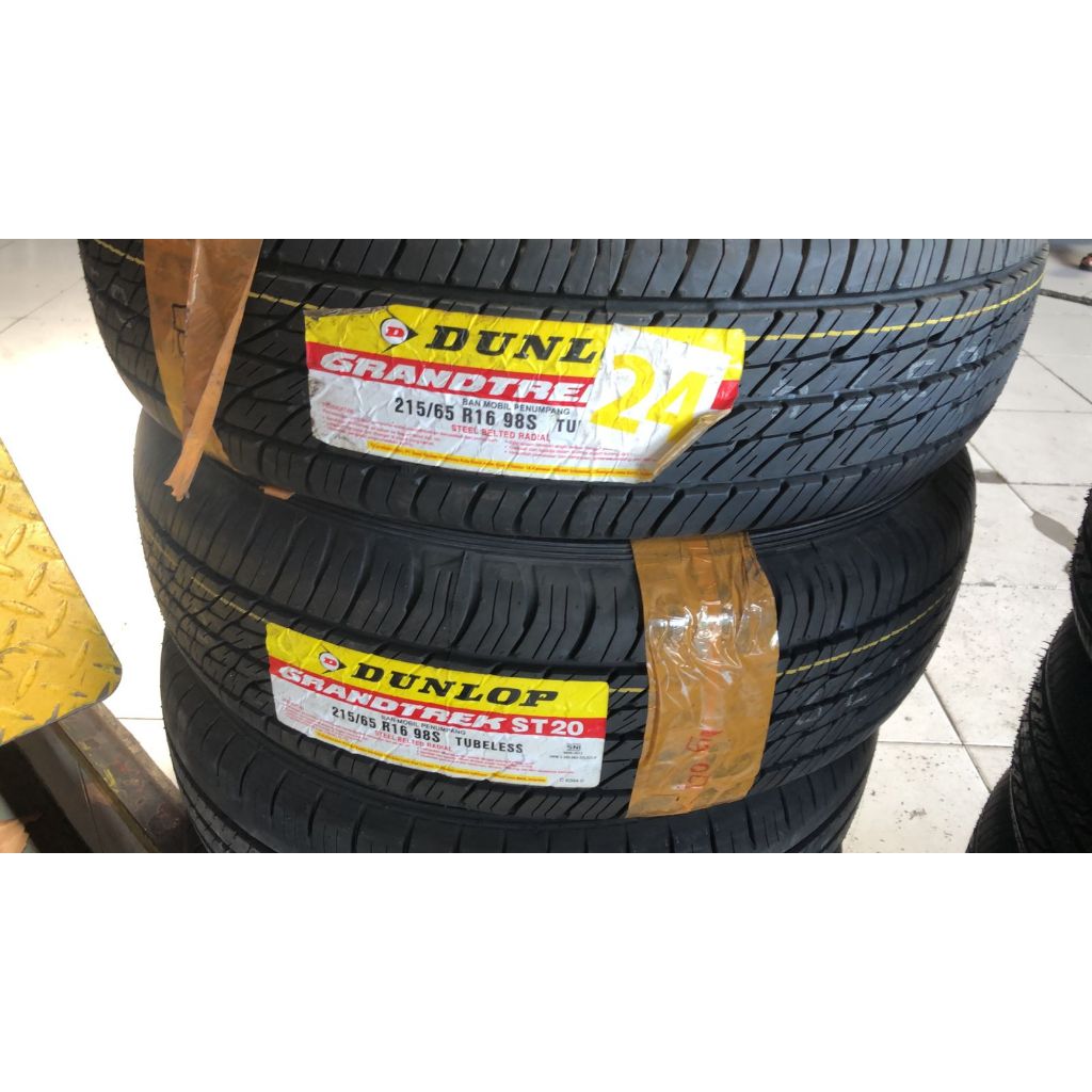 Ban Mobil Dunlop 215/65 R16 Grandtrek 98S ST20 Terios Lama 215 65 16 215/65/16 215/65R16