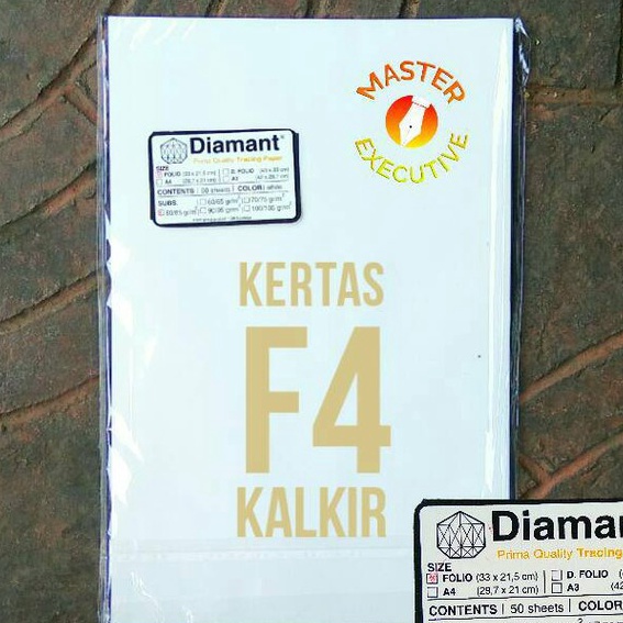 

Langka Pak 5 Lembar Diamant Kes Kalkir Folio Prima Quality Tracing Paper 885 grm2