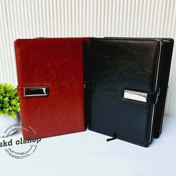 

KI3 Agenda kulit notebook kulit A5 kancing magnet terima cetak costume logo