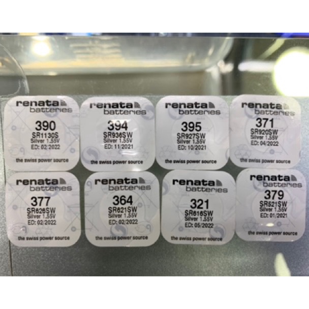 KODE O2R Batu Baterai Jam Tangan Merk RENATA Original 39 394 395 371 373 362 315 346 377 364 321 379