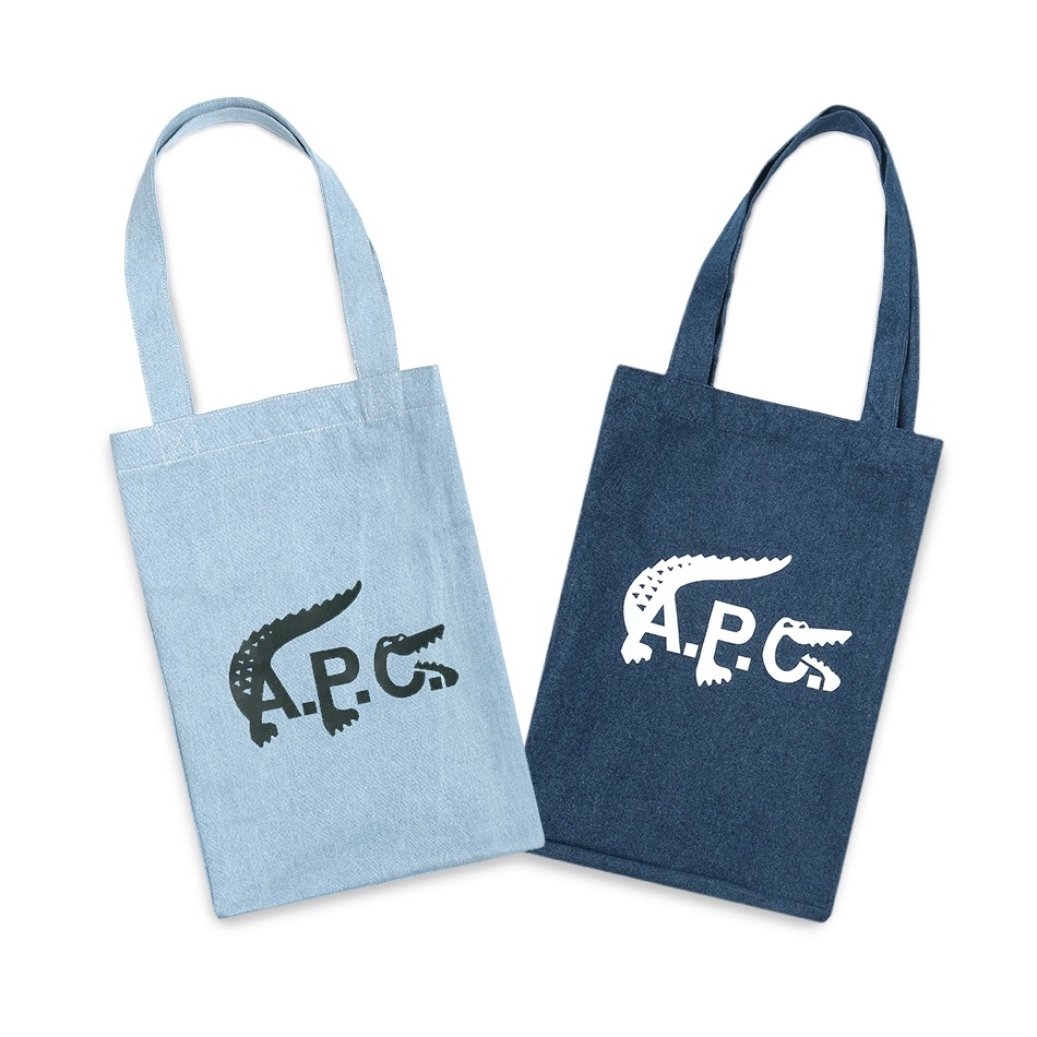 Terlaris APC X LCT Denim Small Tote Bag