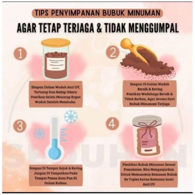 

RB Bubuk Jasmine Tea Topping Selasih 1kg