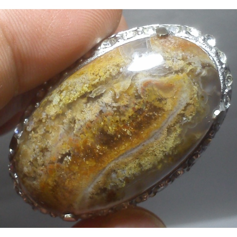 cincin akik garut semi akuarium motif titit angka 1