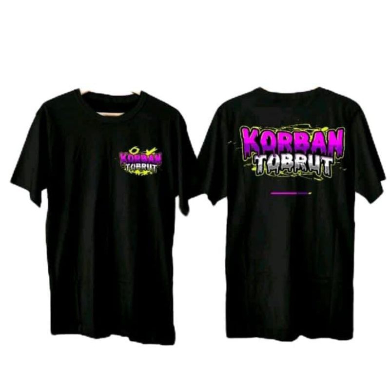KAOS KORBAN TOBRUT // KAOS LENGAN PENDEK KORBAN TOBRUT COD