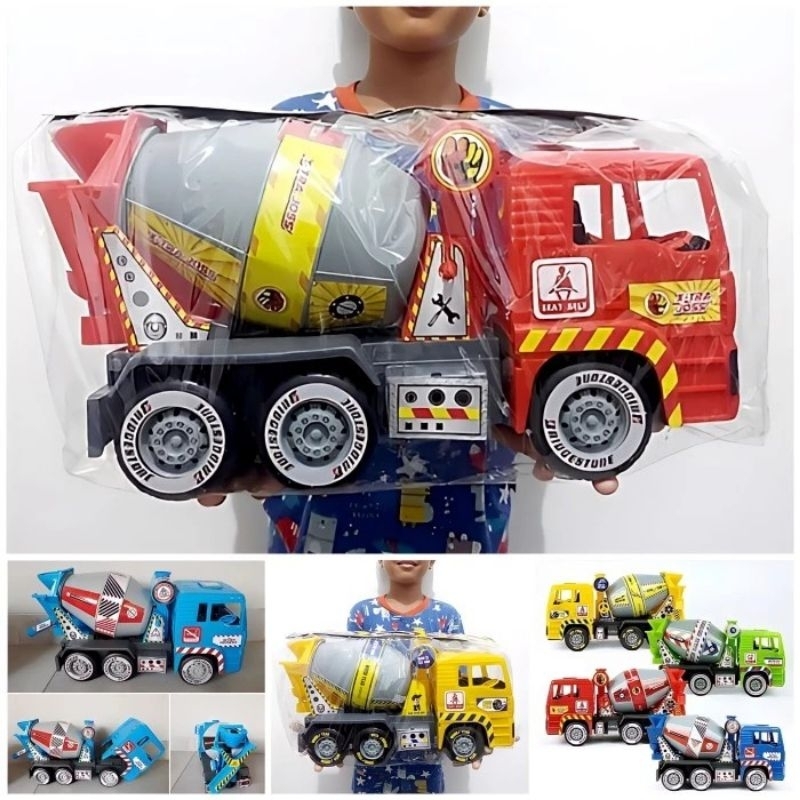 Mainan Truk Molen Jumbo Kgp - Mobil Mixer Truck Besar Anak Laki Cowok