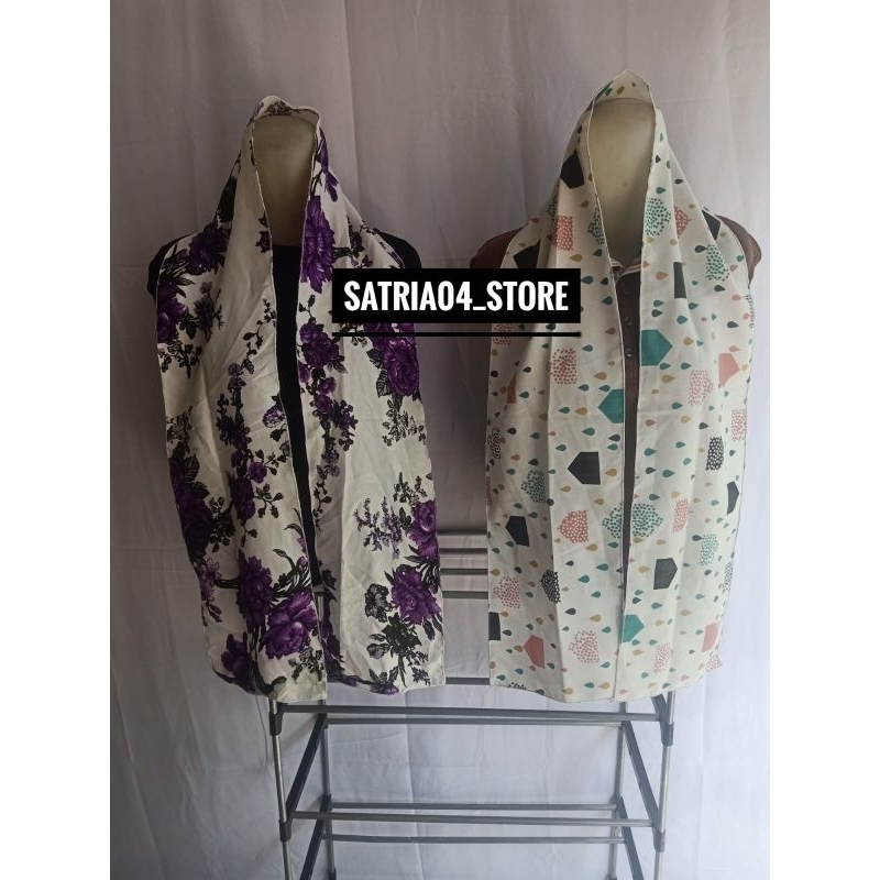 scrarf motif wanita/Syal leher motif flower/fashion Leher