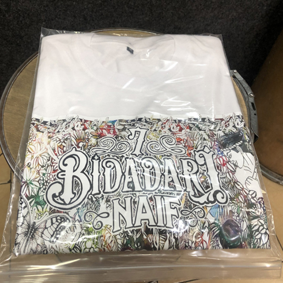 READY STOCK | LANGSUNG ORDER AJA | Kaos 7 Bidadari NAIF Tshirt White Casual 100% Cotton | Size S M L