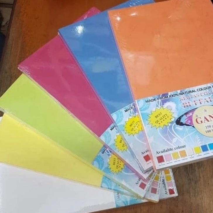 

HJ6 Kes Karton Cover Buffalo Gand 15 Gr Folio 1 Pcs