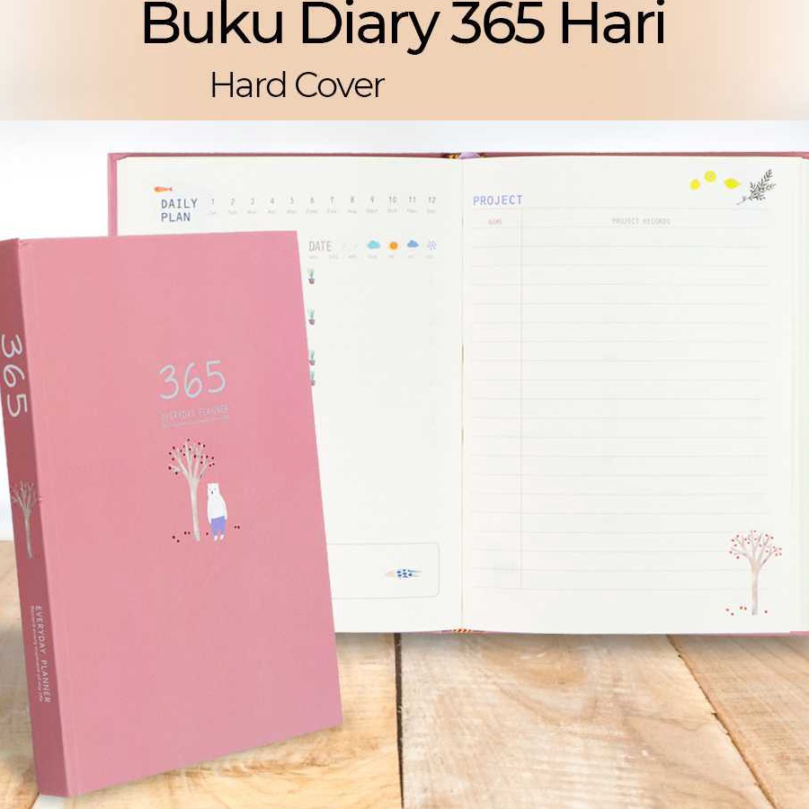 

FG2 DingDangTu Buku Diary 365 Hardcover