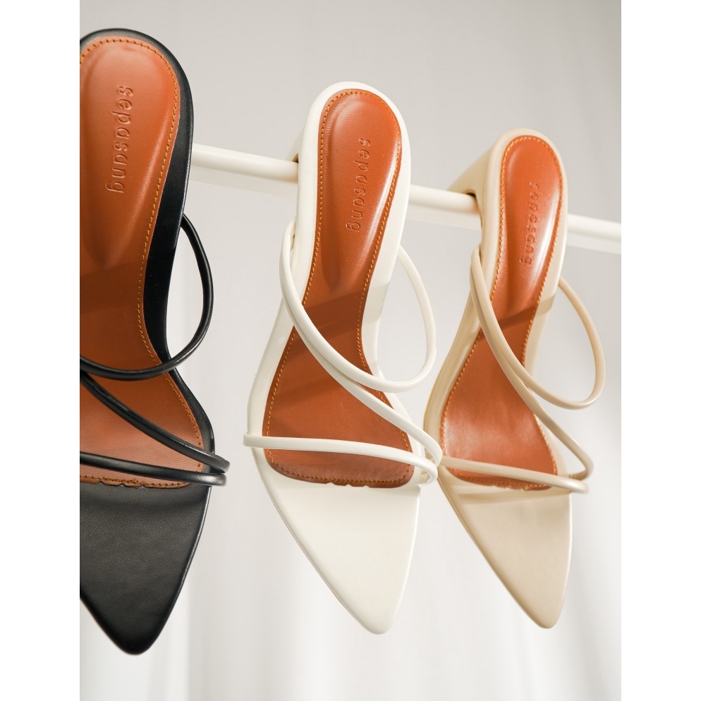 KODE U13K Sepasang Collection Claire Sandal Heels Wanita Hak 5 Cm