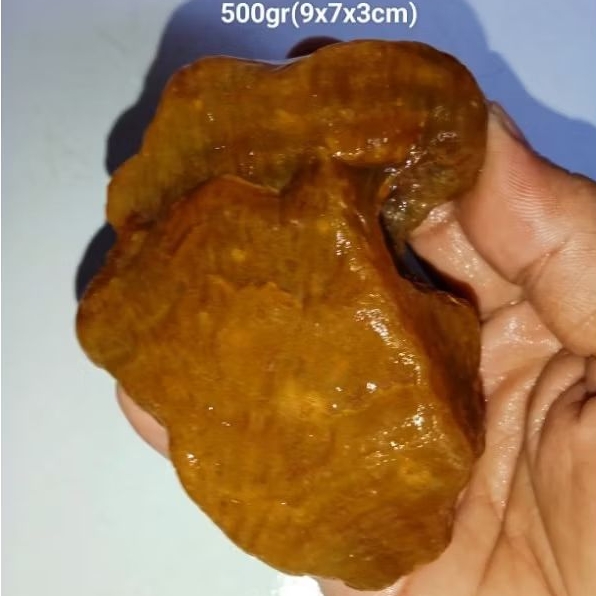 batu mani gajah madu full kristal (524)