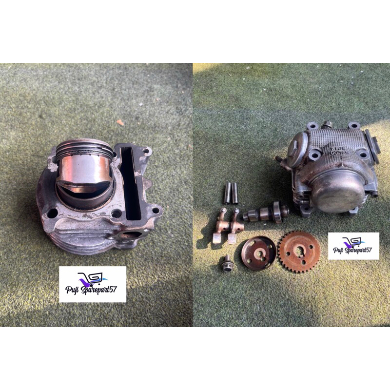 ( Istimewa )Blok Head & Blok Cylinder Mio Sporty / Mio Soul / Mio smile Original Copotan