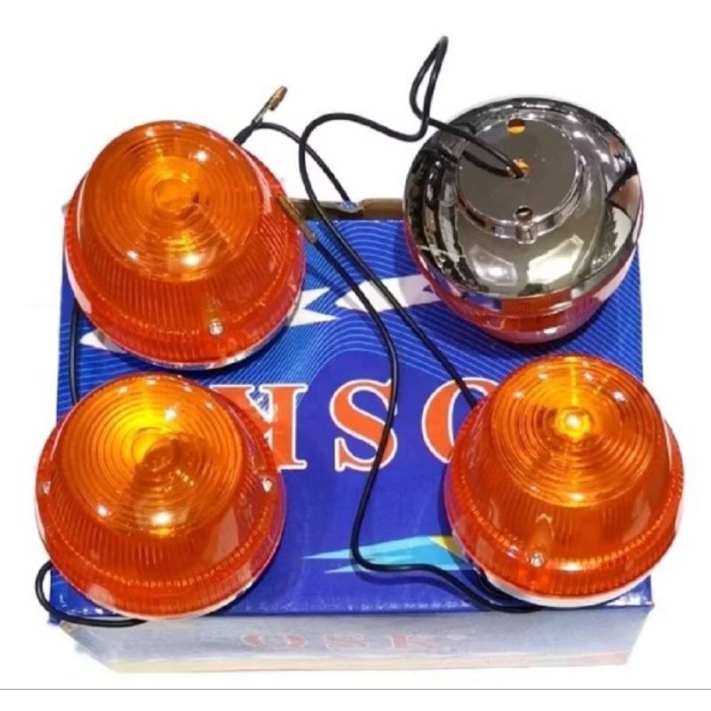 LAMPU SEIN DEPAN C70 SEN DEPAN BESI HONDA C70, C50 KUALITAS BAGUS IMPORT