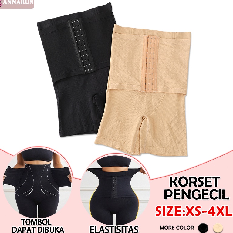 KODE L58S Korset Pelangsing Perut Buncit 2in1 Wanita S4XL 3511kg Korset ibu Melahirkan Celana Pelang