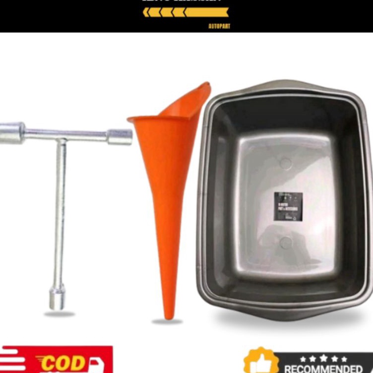 Super Trending CORONG  WADAH OLI  KUNCI T 8 1 12 PAKET KOMPLIT PRAKTIS GANTI OLI MESIN MOTOR MOBIL a