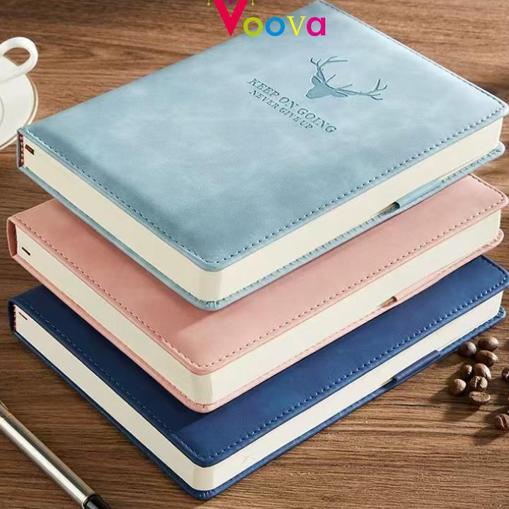 

Hemat VOOVA Notebook Sarung Kulit A5 Buku Agenda Catatan Kerja Meeting Planner NoteBook Notepad Diary Binder Cover Kulit