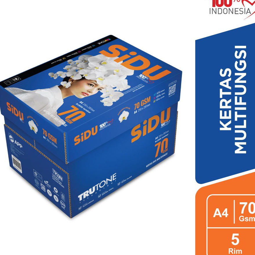 

KF7 SiDU Kes Fotocopy 7 GSM A4 1 Boks 5 Rim