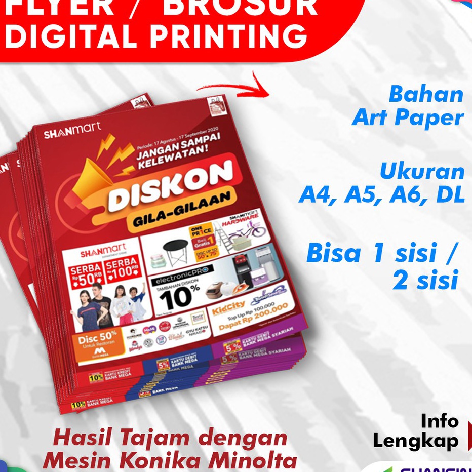 

Price CETAK BROSUR FLYER LEAFLET PAMFLET ART PAPER PER1