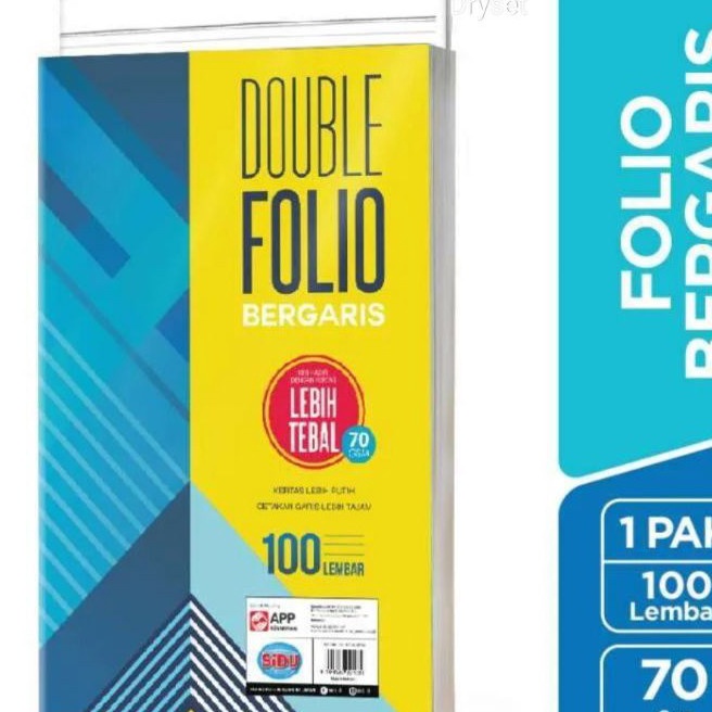 

Langka Kes Double Folio Bergaris Sinar Dunia 1 Lembar