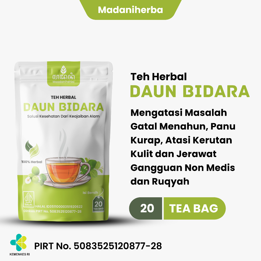 

Teh Daun Bidara Isi 20 Celup - BELI 2 FREE 1 - Mengatasi Gatal Masalah Jerawat Gangguan Non Medis dan Ruqyah