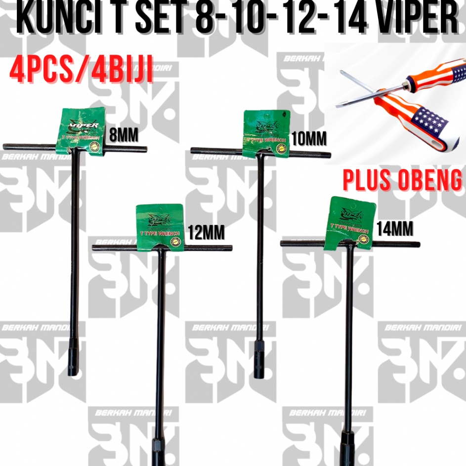 Sale sale KUNCI T SET VIPER 4PCS UK811214