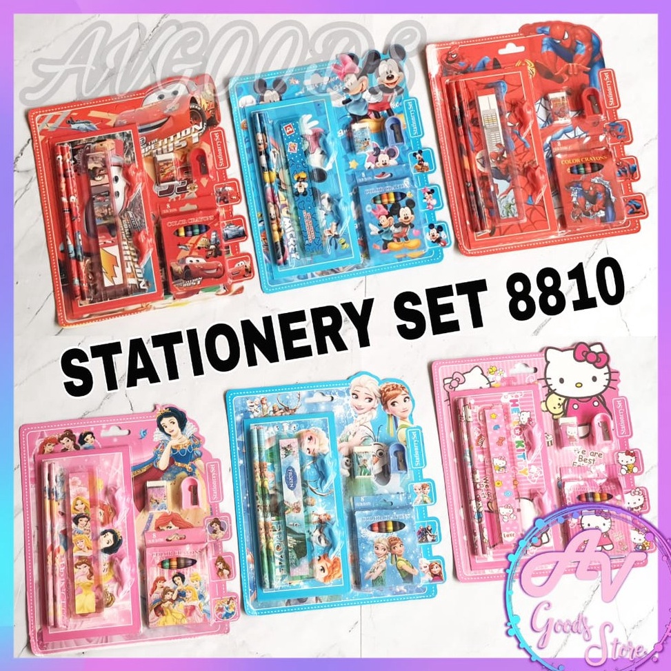 

Model Cantik stationery set paket alat tulis 9in1 set alat tulis stationery set 9in1 881