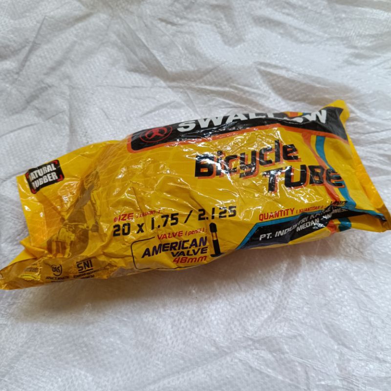 Ban dalam sepeda 20x1.75 pentil panjang