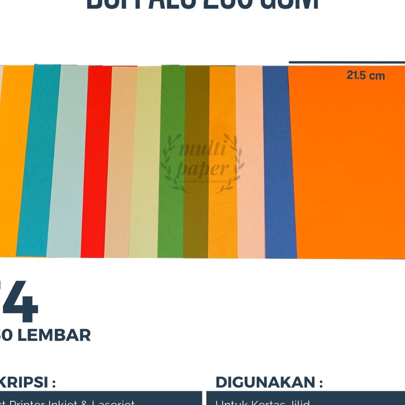 

Istimewa Karton Buffalo F4 isi 5 lembar Kes Jilid F4