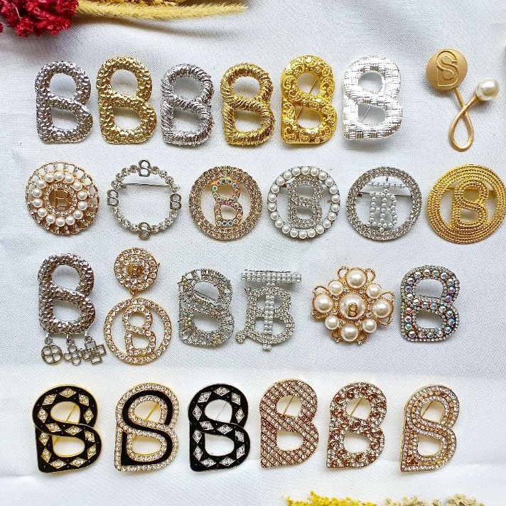 SPECIAL Brooch Buttonscarves KWBros Buttonscarves PolosMataMutiara