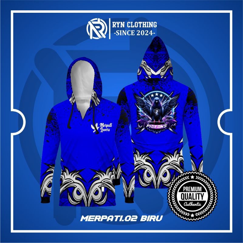 Jersey Merpati Dara Dryfit Full Printing Free Custom Desain