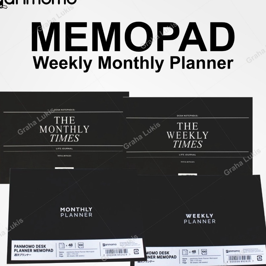 

Istimewa Memopad Planner The Times Weekly Monthly