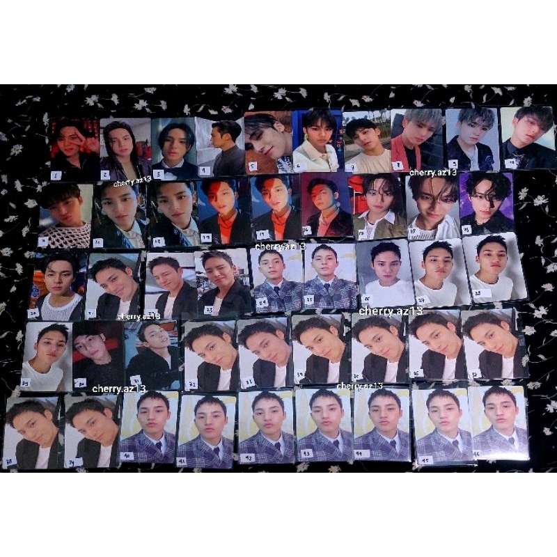 photocard mingyu seventeen aab pc FML sector is right here hear face the sun attacca heaven an ode c