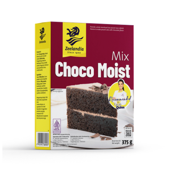 

Zeelandia Choco Moist Mix 375 Gram