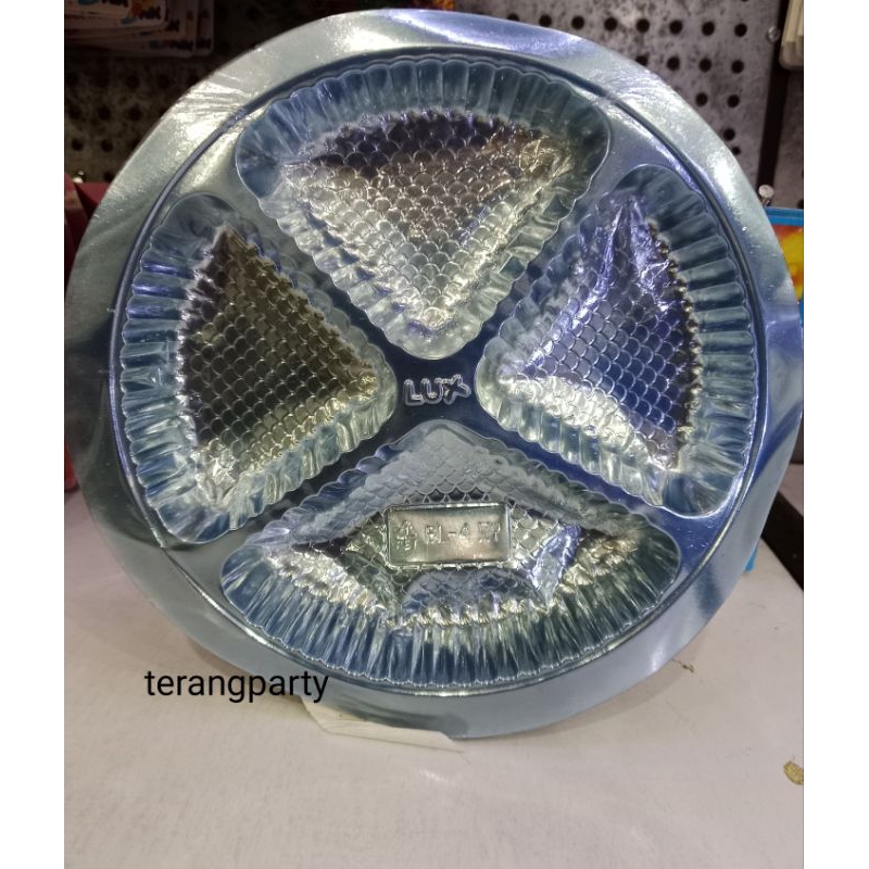 (50 pcs) MIKA BULAT SEKAT 4 UNTUK WAKUL / MIKA BULAT BASKOM / MIKA BULAT SEKAT 4