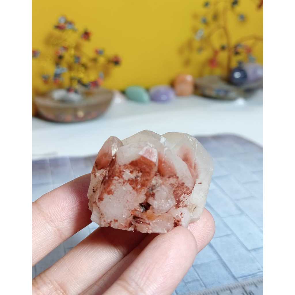 Batu Natural Red Crystal Cluster Quartz (5)