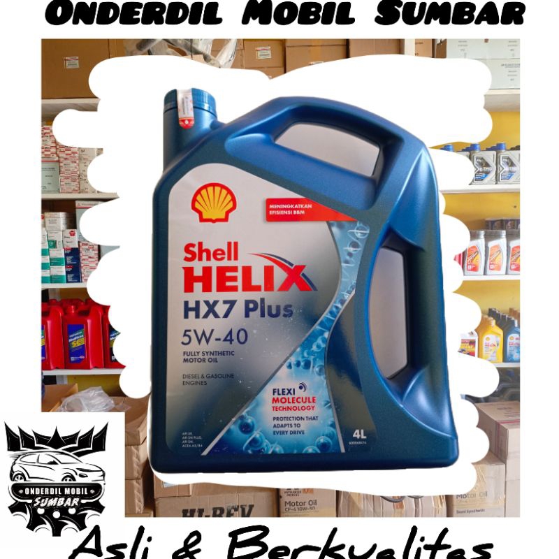 Oli Shell Helix HX7 Plus 5w-40 Full synthetic bensin & diesel